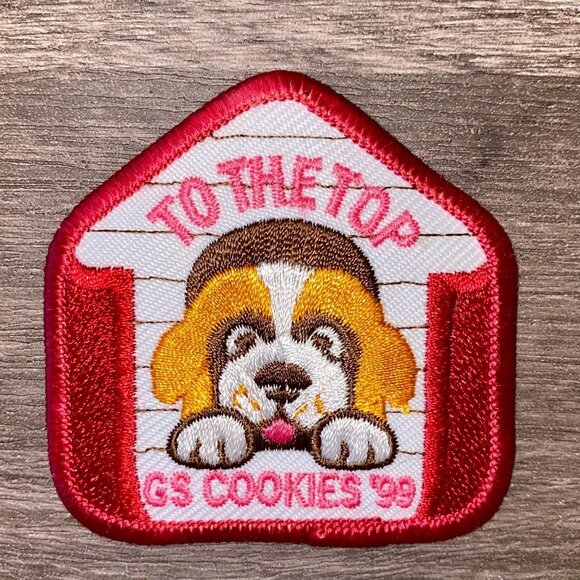 Girl Scouts 1999 Cookie Selling Embroidered Patch - Picture 5 of 5